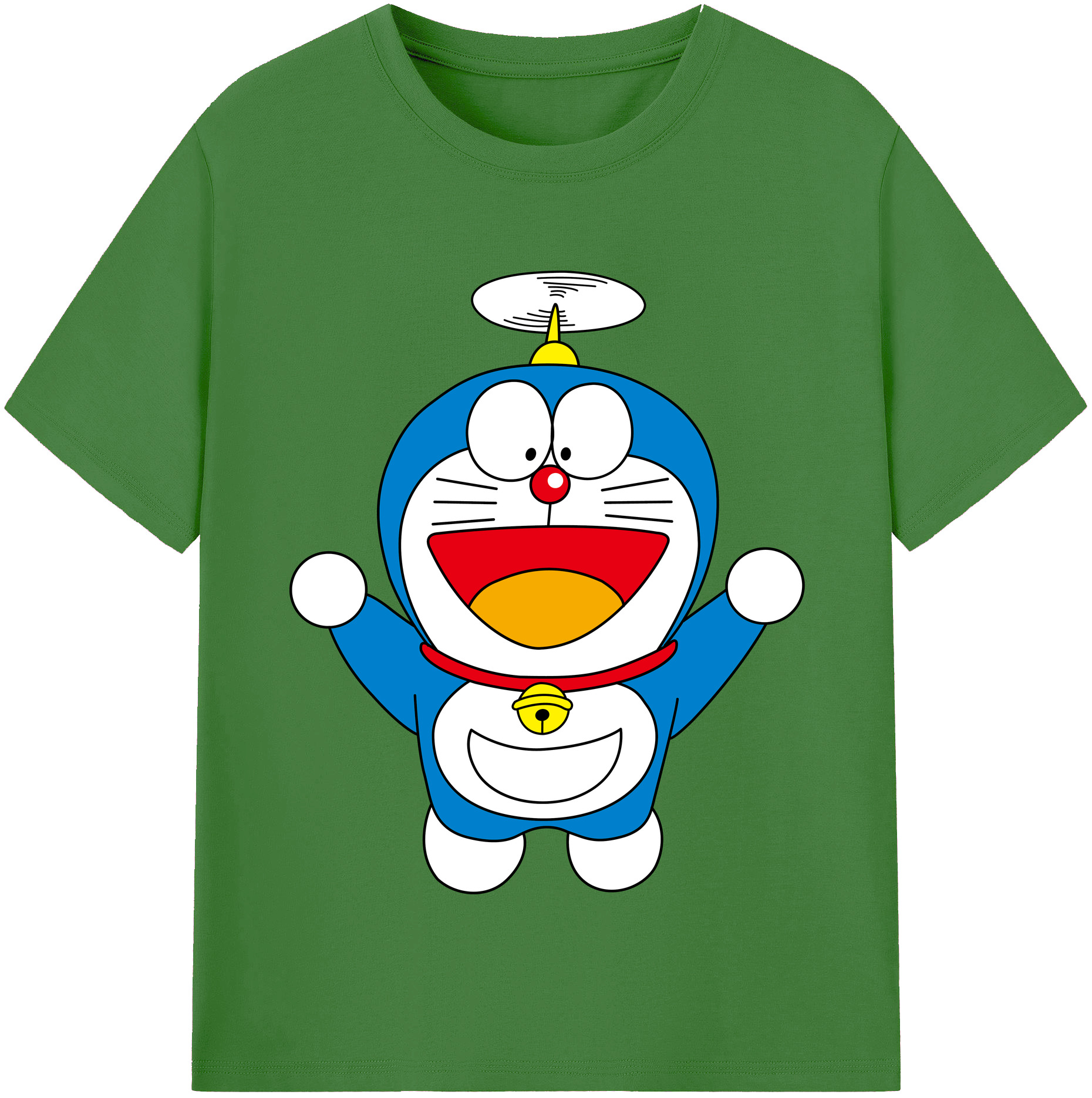 （画像用） ドラえもん Doraemon レディースカジュアルプリントTシャツ（綿100％）